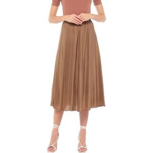 Vince midi silk skirt